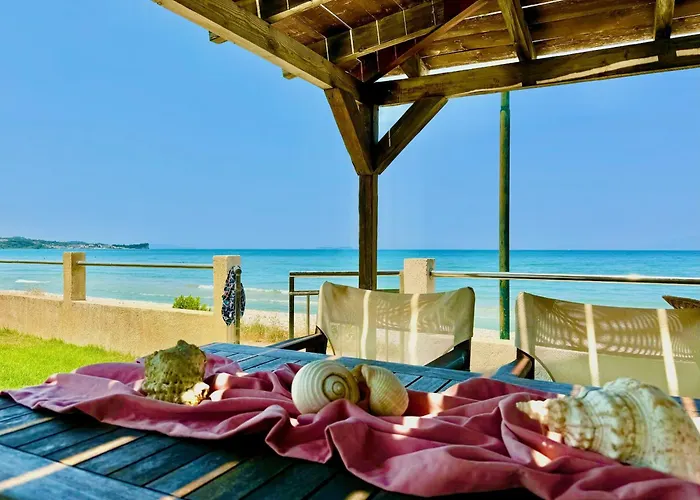 Villa Beachfront Calypso With Private Pool By Dadovillas Acharavi (Corfu)